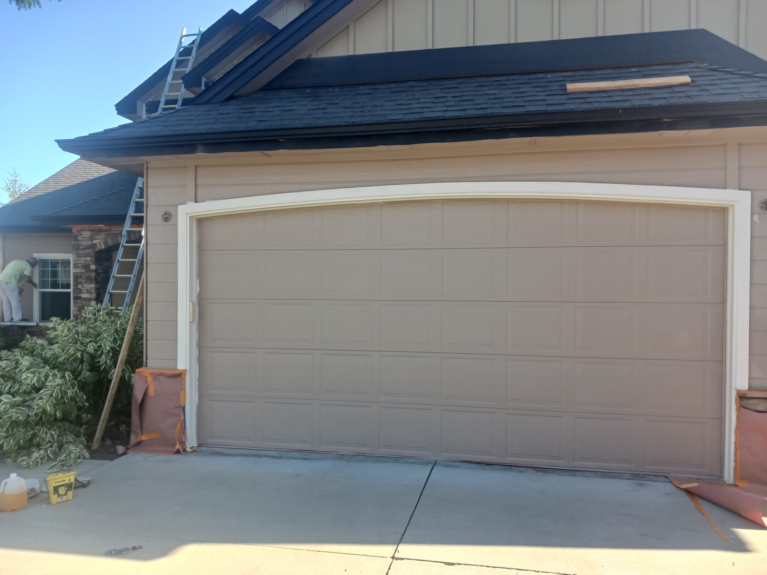 Exterior Home Painting Near Me completing high-quality house painting on a residential Boise home